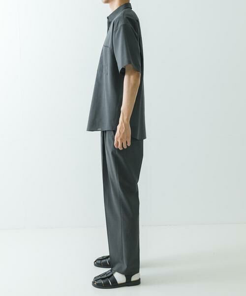 URBAN RESEARCH / アーバンリサーチ シャツ・ブラウス | ウォッシャブルウールサイロフィルショートスリーブシャツ | 詳細20