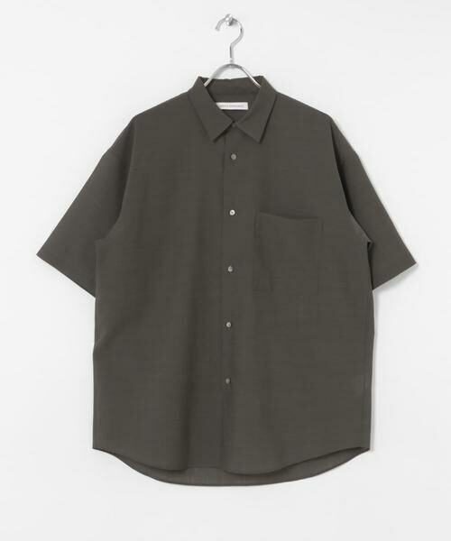 URBAN RESEARCH / アーバンリサーチ シャツ・ブラウス | ウォッシャブルウールサイロフィルショートスリーブシャツ | 詳細22