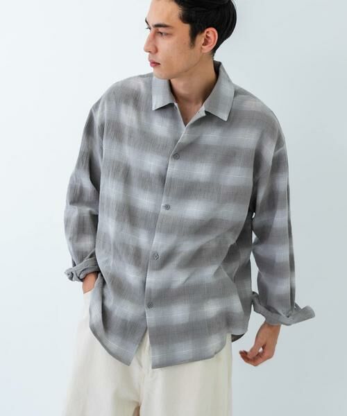 URBAN RESEARCH / アーバンリサーチ シャツ・ブラウス | オンブレーチェックシャツ | 詳細8