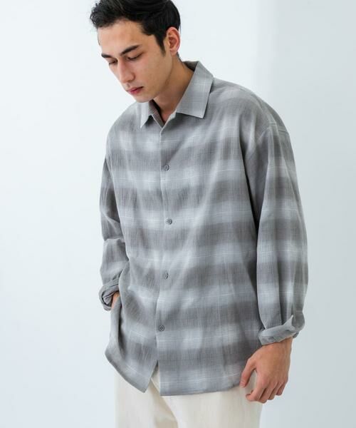 URBAN RESEARCH / アーバンリサーチ シャツ・ブラウス | オンブレーチェックシャツ | 詳細9