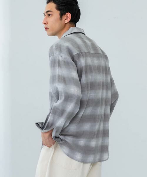 URBAN RESEARCH / アーバンリサーチ シャツ・ブラウス | オンブレーチェックシャツ | 詳細11