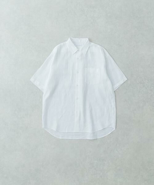 URBAN RESEARCH/アーバンリサーチ LINEN SHORT-SLEEVE SHIRTS ホワイト S