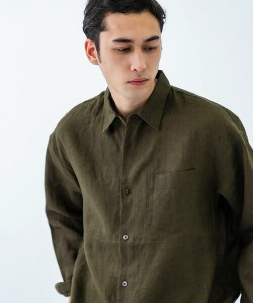 URBAN RESEARCH / アーバンリサーチ シャツ・ブラウス | LINEN LONG-SLEEVE SHIRTS | 詳細1
