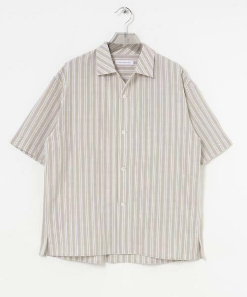 URBAN RESEARCH / アーバンリサーチ シャツ・ブラウス | オープンカラーストライプシャツ | 詳細1