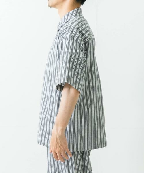 URBAN RESEARCH / アーバンリサーチ シャツ・ブラウス | オープンカラーストライプシャツ | 詳細8