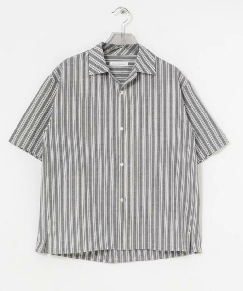 URBAN RESEARCH / アーバンリサーチ シャツ・ブラウス | オープンカラーストライプシャツ | 詳細10