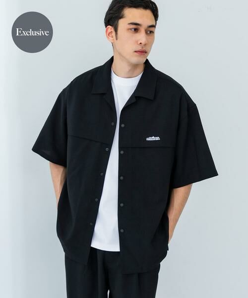 URBAN RESEARCH/アーバンリサーチ 『別注』THOUSAND MILE×UR THICK AND THIN SHIRTS ブラック M URBAN RESEARCH/アーバンリサーチ 『別注』THOUSAND MILE×UR THICK AND THIN SHIRTS ブラック M