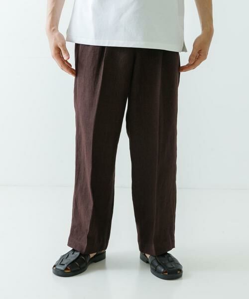 URBAN RESEARCH / アーバンリサーチ その他パンツ | new basic　リネンタックスラックス | 詳細2