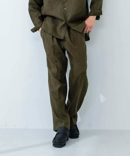 URBAN RESEARCH / アーバンリサーチ その他パンツ | LINEN TUCK PANTS | 詳細15