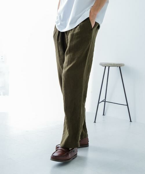 URBAN RESEARCH / アーバンリサーチ その他パンツ | LINEN TUCK PANTS | 詳細2
