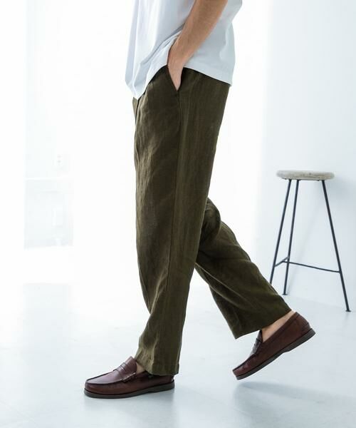 URBAN RESEARCH / アーバンリサーチ その他パンツ | LINEN TUCK PANTS | 詳細3