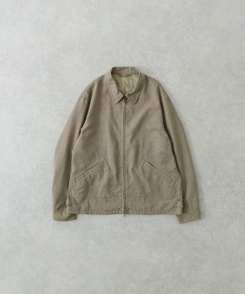 URBAN RESEARCH/アーバンリサーチ LINEN PIN HEAD SPORTS JACKET グレー系その他 M
