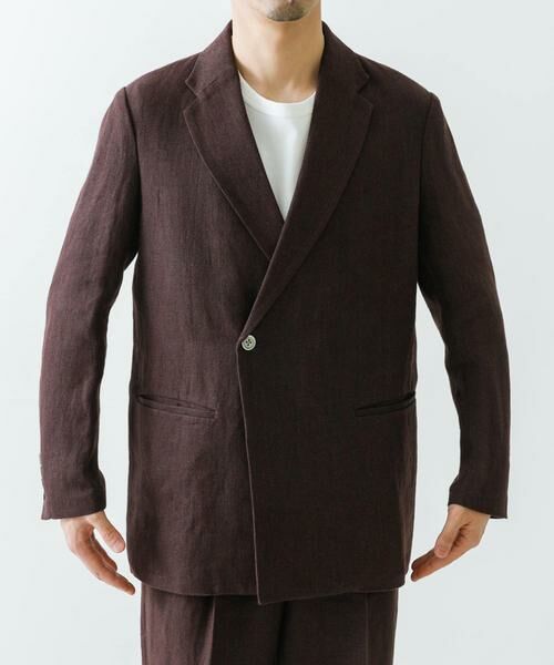 URBAN RESEARCH / アーバンリサーチ その他アウター | new basic　リネンセミダブルジャケット | 詳細2