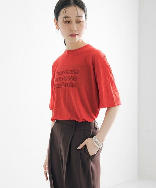 URBAN RESEARCH / アーバンリサーチ Tシャツ | シアープリントカラーTシャツ | 詳細4