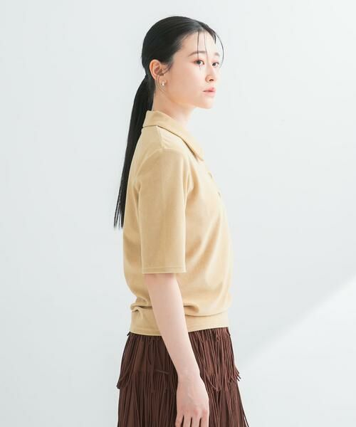 URBAN RESEARCH / アーバンリサーチ Tシャツ | パイルポロ衿カットソー | 詳細4