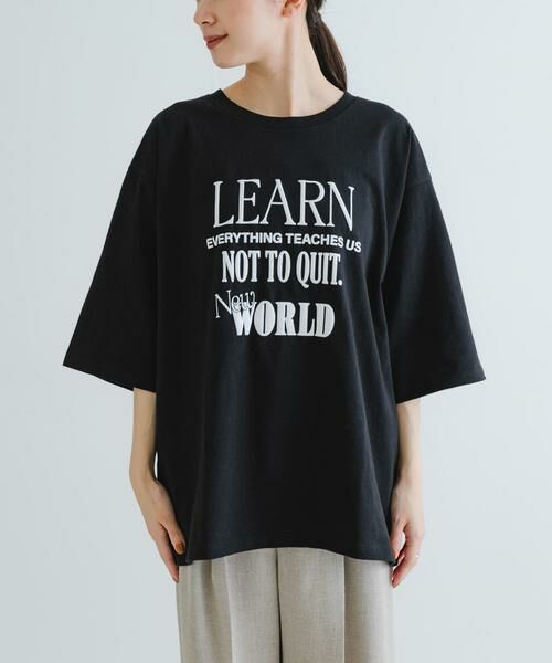 URBAN RESEARCH / アーバンリサーチ Tシャツ | ロゴプリントルーズTシャツ | 詳細21