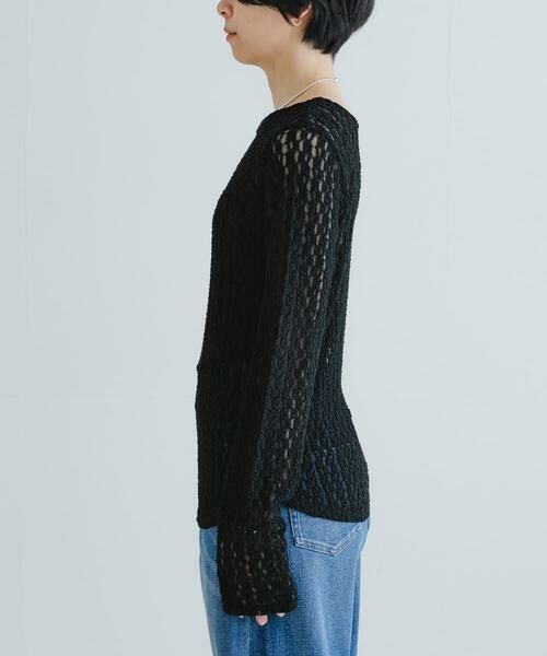 URBAN RESEARCH / アーバンリサーチ Tシャツ | ストレッチレースプルオーバー | 詳細9