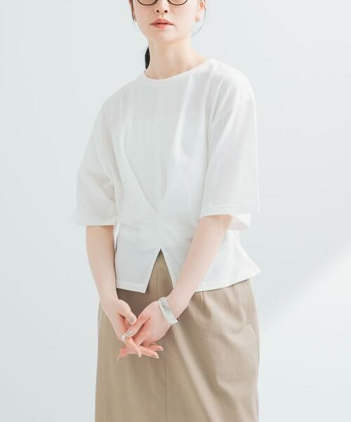 URBAN RESEARCH / アーバンリサーチ Tシャツ | ウエストタックデザインカットソー | 詳細1