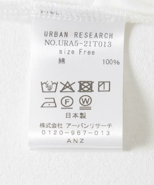 URBAN RESEARCH / アーバンリサーチ Tシャツ | ウエストタックデザインカットソー | 詳細12