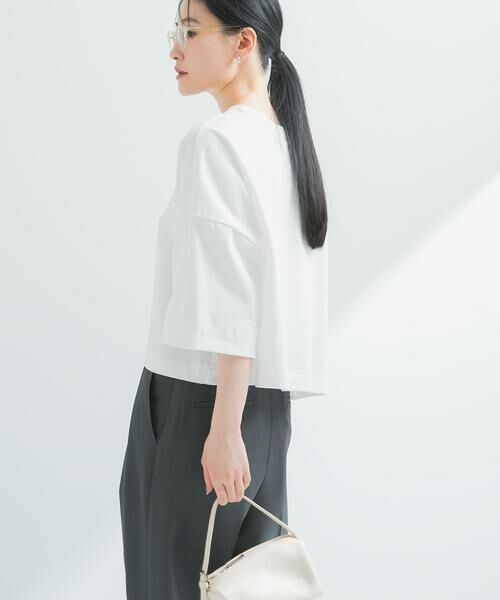 URBAN RESEARCH / アーバンリサーチ Tシャツ | ショート丈ハーフスリーブカットソー | 詳細3