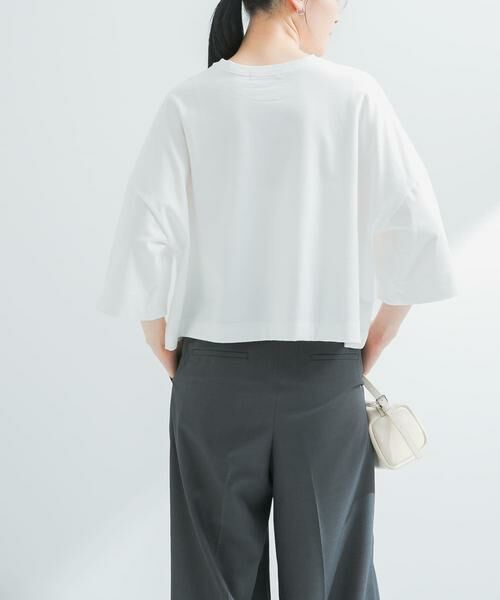 URBAN RESEARCH / アーバンリサーチ Tシャツ | ショート丈ハーフスリーブカットソー | 詳細4