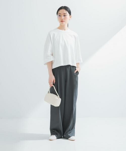 URBAN RESEARCH / アーバンリサーチ Tシャツ | ショート丈ハーフスリーブカットソー | 詳細7