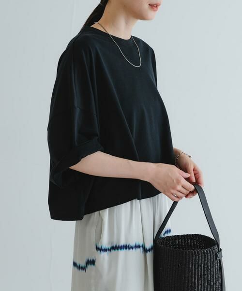 URBAN RESEARCH / アーバンリサーチ Tシャツ | ショート丈ハーフスリーブカットソー | 詳細10