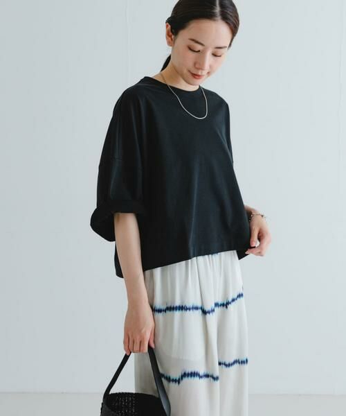 URBAN RESEARCH / アーバンリサーチ Tシャツ | ショート丈ハーフスリーブカットソー | 詳細12