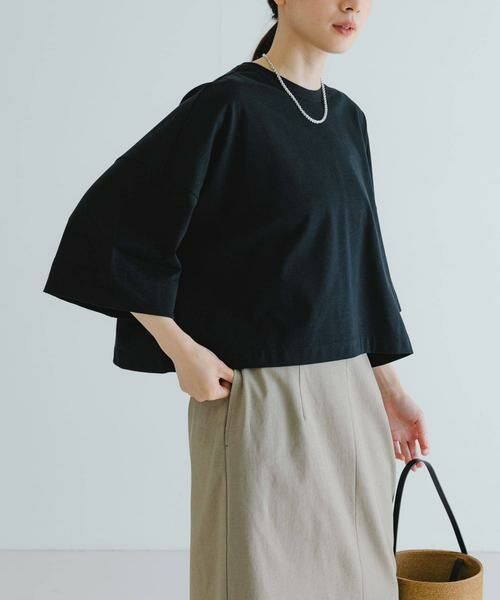 URBAN RESEARCH / アーバンリサーチ Tシャツ | ショート丈ハーフスリーブカットソー | 詳細14