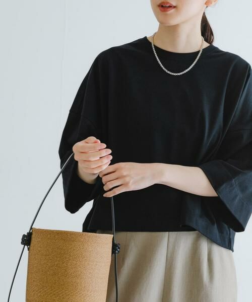 URBAN RESEARCH / アーバンリサーチ Tシャツ | ショート丈ハーフスリーブカットソー | 詳細15