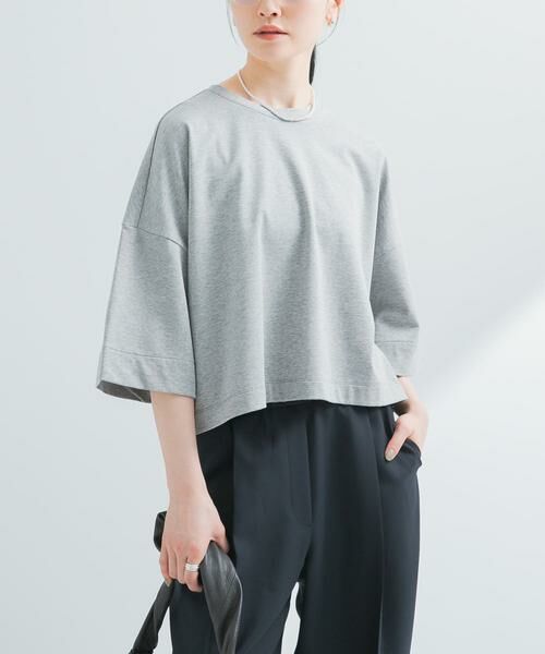 URBAN RESEARCH / アーバンリサーチ Tシャツ | ショート丈ハーフスリーブカットソー | 詳細19