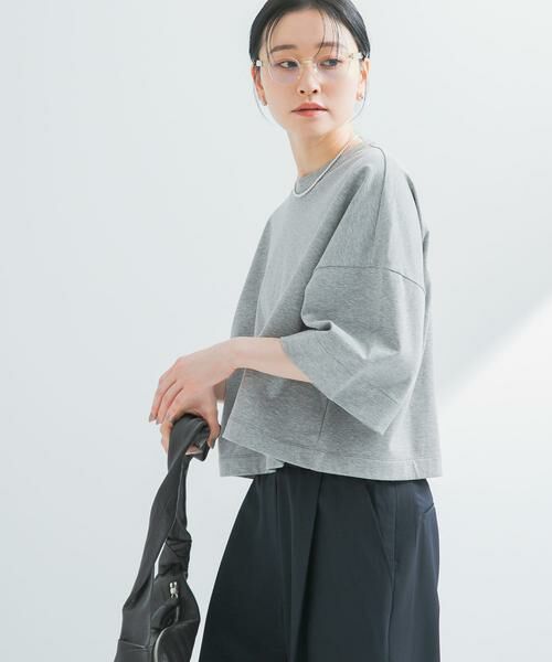 URBAN RESEARCH / アーバンリサーチ Tシャツ | ショート丈ハーフスリーブカットソー | 詳細21