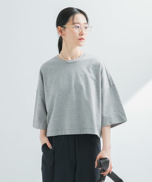 URBAN RESEARCH / アーバンリサーチ Tシャツ | ショート丈ハーフスリーブカットソー | 詳細24