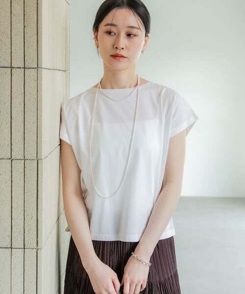 URBAN RESEARCH / アーバンリサーチ Tシャツ | スーピマコットンボートネックカットソー | 詳細18