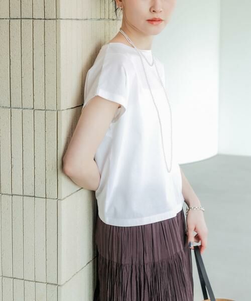 URBAN RESEARCH / アーバンリサーチ Tシャツ | スーピマコットンボートネックカットソー | 詳細20