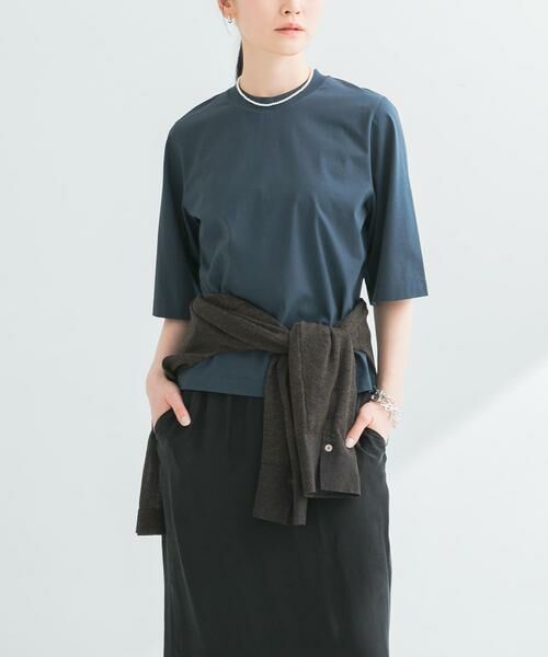 URBAN RESEARCH / アーバンリサーチ Tシャツ | スーピマコットンハーフスリーブカットソー | 詳細2