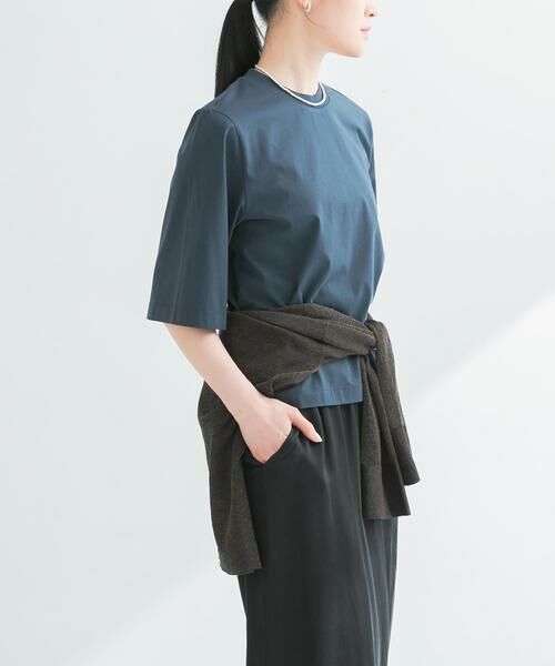 URBAN RESEARCH / アーバンリサーチ Tシャツ | スーピマコットンハーフスリーブカットソー | 詳細3