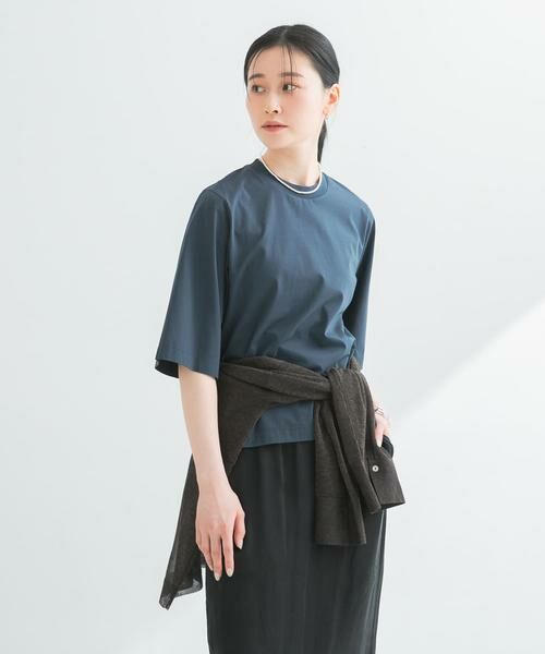 URBAN RESEARCH / アーバンリサーチ Tシャツ | スーピマコットンハーフスリーブカットソー | 詳細5