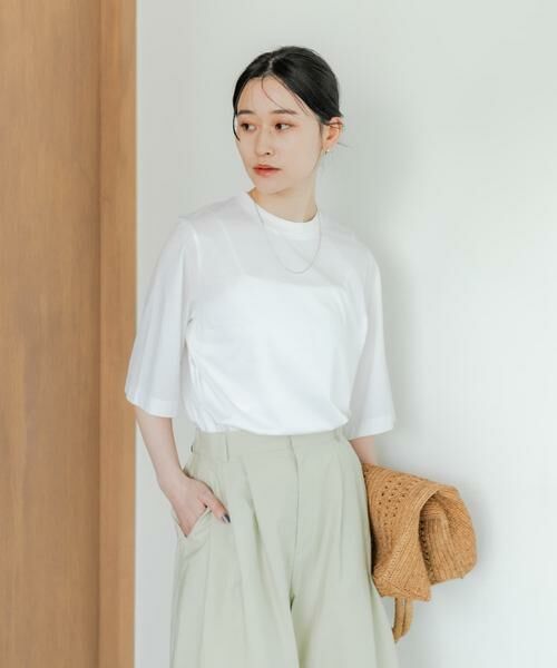 URBAN RESEARCH / アーバンリサーチ Tシャツ | スーピマコットンハーフスリーブカットソー | 詳細17