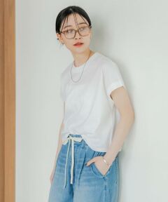 URBAN RESEARCH / アーバンリサーチ Tシャツ | スーピマコットンフレンチスリーブカットソー