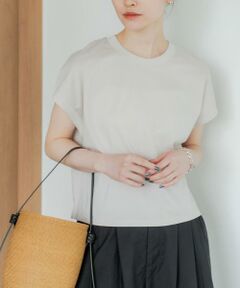 URBAN RESEARCH / アーバンリサーチ Tシャツ | スーピマコットンフレンチスリーブカットソー