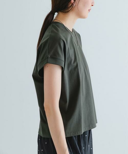 URBAN RESEARCH / アーバンリサーチ Tシャツ | スーピマコットンフレンチスリーブカットソー | 詳細1