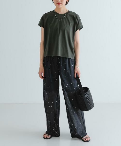 URBAN RESEARCH / アーバンリサーチ Tシャツ | スーピマコットンフレンチスリーブカットソー | 詳細4