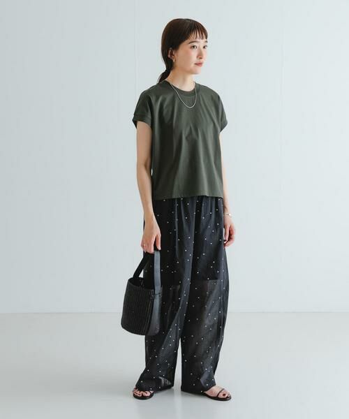 URBAN RESEARCH / アーバンリサーチ Tシャツ | スーピマコットンフレンチスリーブカットソー | 詳細5