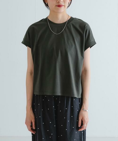 URBAN RESEARCH / アーバンリサーチ Tシャツ | スーピマコットンフレンチスリーブカットソー | 詳細6