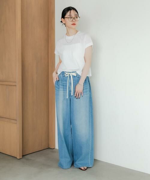 URBAN RESEARCH / アーバンリサーチ Tシャツ | スーピマコットンフレンチスリーブカットソー | 詳細17