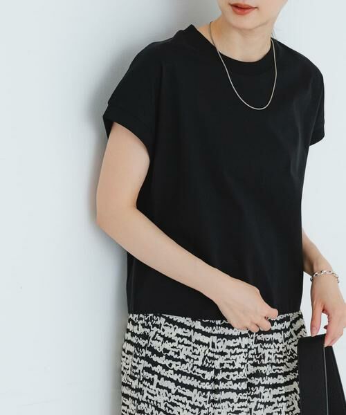 URBAN RESEARCH / アーバンリサーチ Tシャツ | スーピマコットンフレンチスリーブカットソー | 詳細24