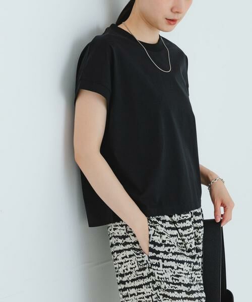 URBAN RESEARCH / アーバンリサーチ Tシャツ | スーピマコットンフレンチスリーブカットソー | 詳細25