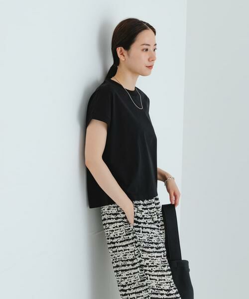 URBAN RESEARCH / アーバンリサーチ Tシャツ | スーピマコットンフレンチスリーブカットソー | 詳細26