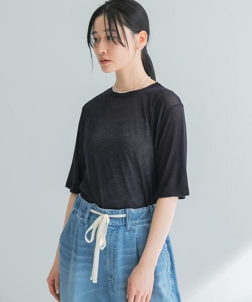 URBAN RESEARCH / アーバンリサーチ Tシャツ | new basic　ドライツイストシアーTシャツ | 詳細9
